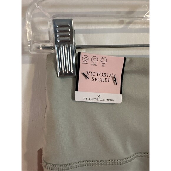 2 NWT Victoria's Secret Light Blue And Light Green High Rise Leggings Sz‎ 10 Y2K - Picture 6 of 13